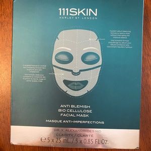 111Skin Anti Blemish Bio Cellulose Facial Mask 5pk